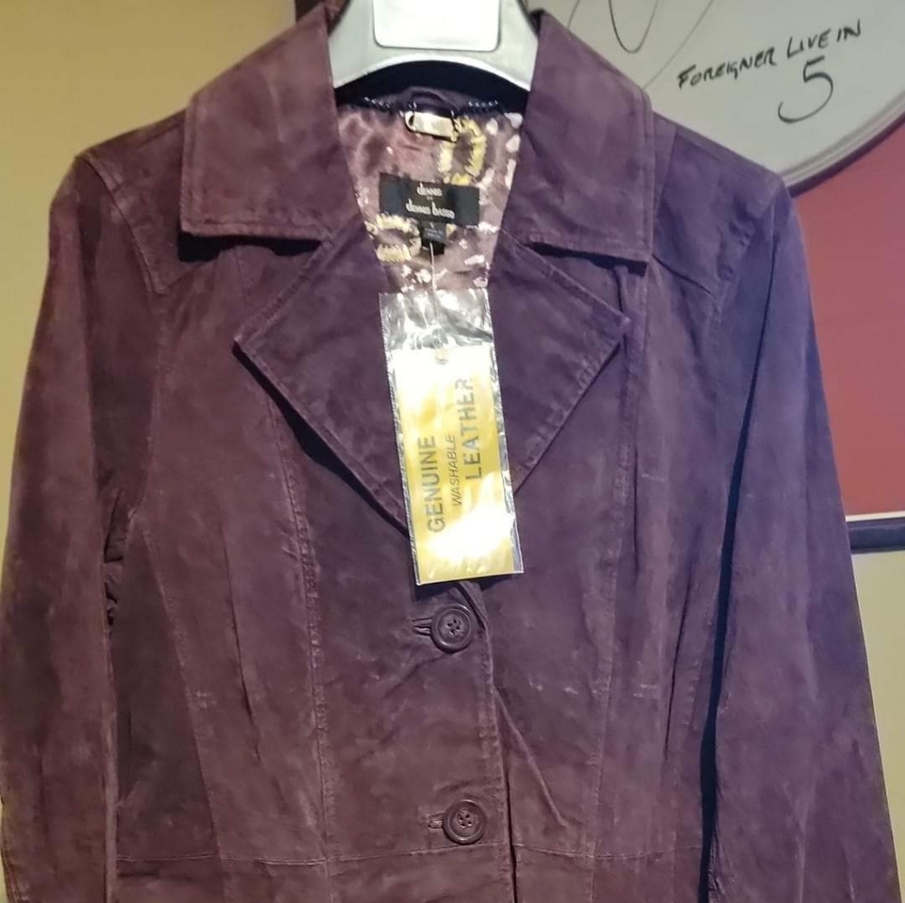 Dennis by Dennis Basso Belted Leather Coat